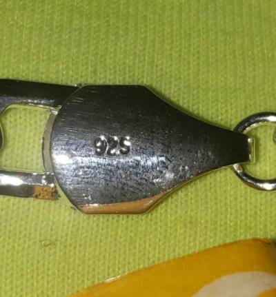 New 925 stamped silver ilver 10mm Cuban Link 24in chain - Thumbnail 6