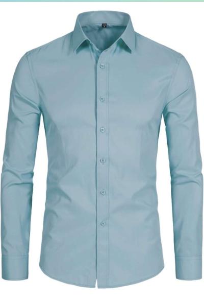blue collard shirt - Thumbnail 6