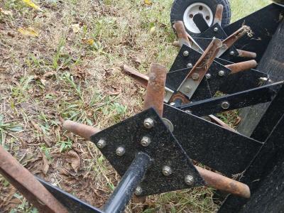 YITAMOTOR 48 Tow Plug Lawn Aerator with Universal HitchBlack - Thumbnail 2