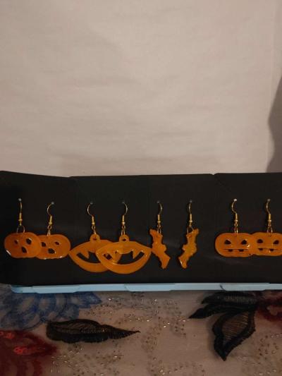 Halloween key chains and earrings - Thumbnail 3
