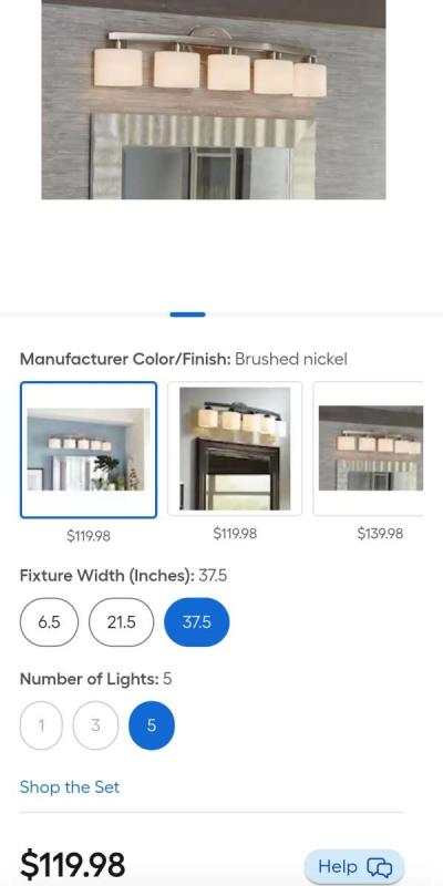 Allen Roth Merington Vanity Bar Light - Thumbnail 6