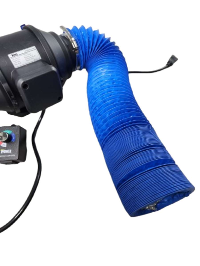 iPower 4 Inch 118 CFM Inline Duct Fan Controller Air Carbon - Thumbnail 3