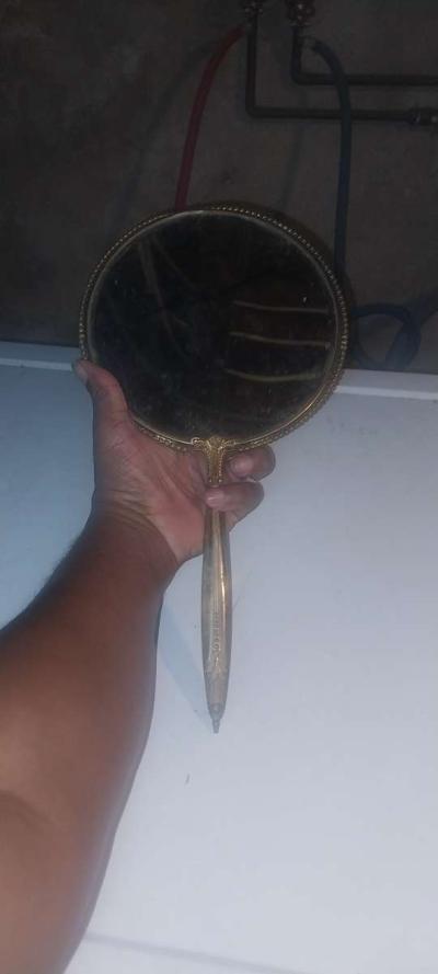 Antique handheld mirror - Thumbnail 2