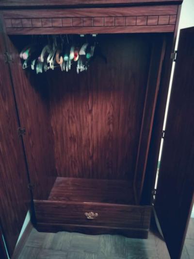 wooden armoire closet - Thumbnail 2