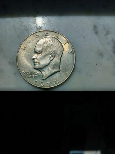 1974 Ike Silver Dollar