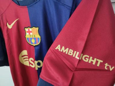 FC Barcelona Jersey Soccer 2025 Fan Version Size XL Lewandow - Thumbnail 4