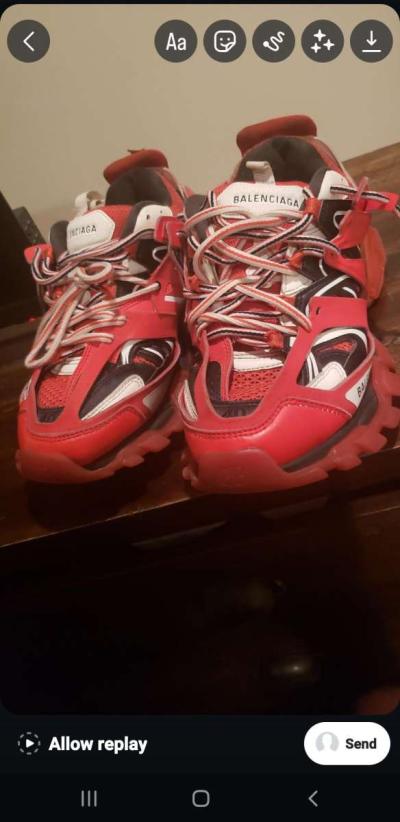 red clear sore Balenciagas - Thumbnail 4