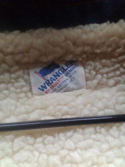 vintage wrangler vest one of a kind never worm set in closet - Thumbnail 3