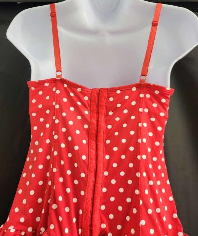 Victorias Secret Polka Dot Corselette w Bottom 34C S - Thumbnail 4