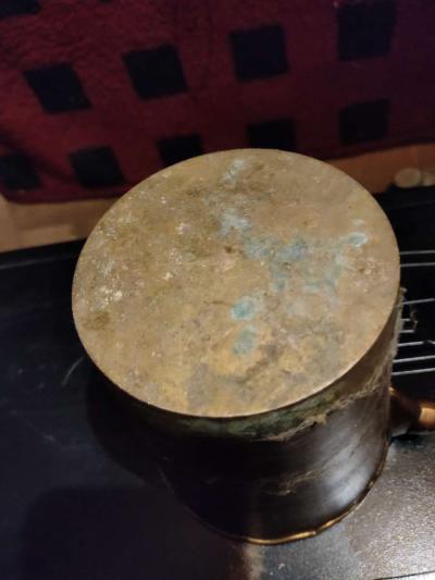 solid brass vase - Thumbnail 3