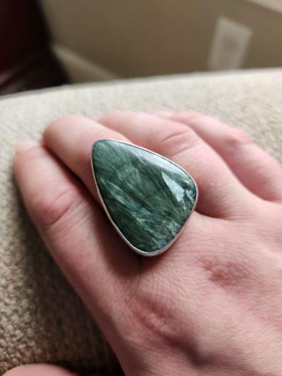 Seraphinite ring