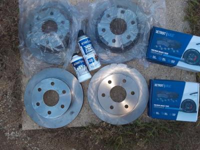 08and up front and back rotorsand brake pads