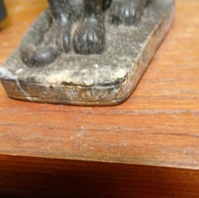 Bastet Black Cat with Scarab Necklace Statue - Thumbnail 2