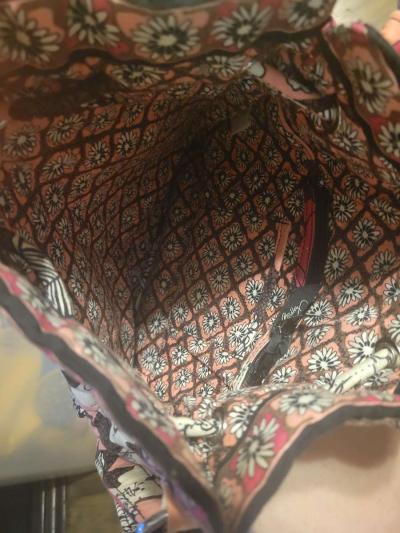 Pink Vera Bradley over the shoulder bag - Thumbnail 4