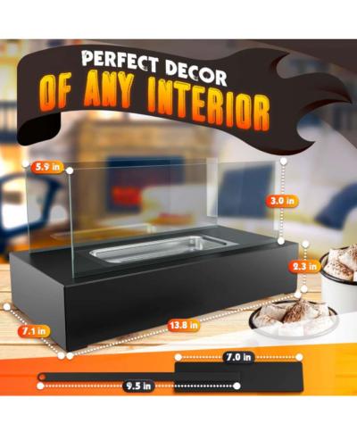 Mini table top fire pit bowl decor - Thumbnail 2