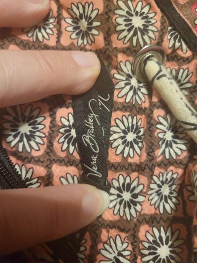 Pink Vera Bradley over the shoulder bag - Thumbnail 5