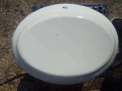 Large Meissen England Flow Blue Deep Serving Platter 1825 - Thumbnail 4