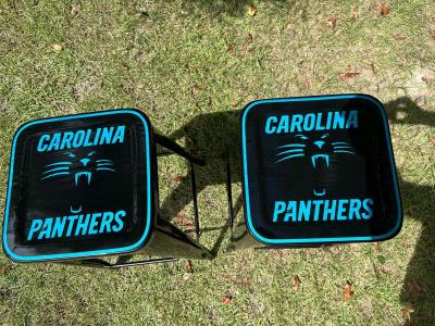 One of a kind Carolina Panthers Bar Stools - West Columbia, South Carolina