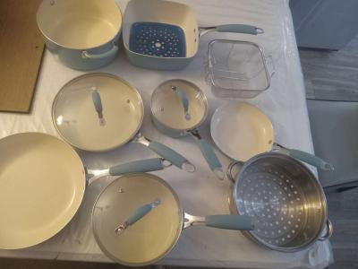 bateria de cocina 15 piezas de seramica antidarente - Thumbnail 2