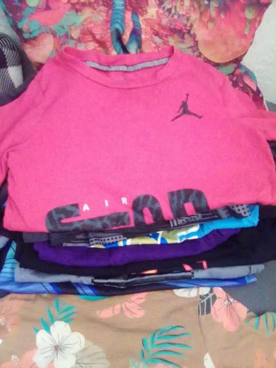 little boys bundle of clothes jeans shirts and boxer briefs - Thumbnail 2