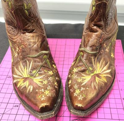 Old Gringo Womens Size 10 Ellie Brass Yellow Western Boots - Thumbnail 3