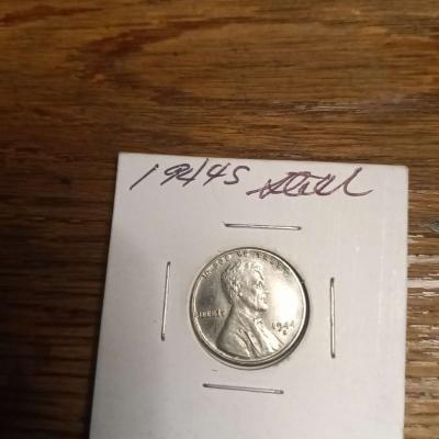 1944 s steel wheat penny - Thumbnail 2