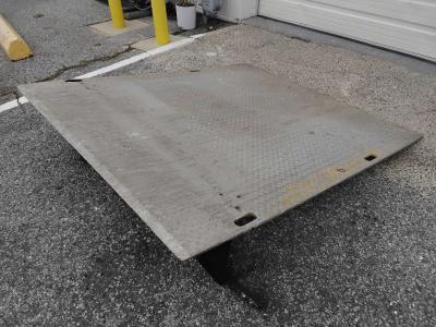 Nice All Aluminum Dock Plate with 4 Handles Like New - Thumbnail 4