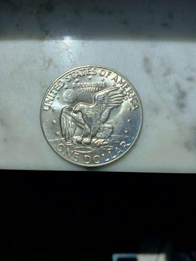 1974 Ike Silver Dollar - Thumbnail 2