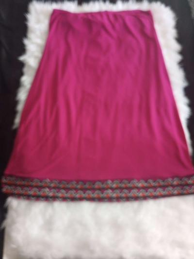 beautiful pink satin feel dress Calvin Clien - Thumbnail 3