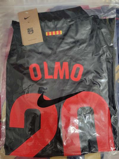 FC Barcelona 2025 Player Version Size L XL 2XL Olmo - Thumbnail 5