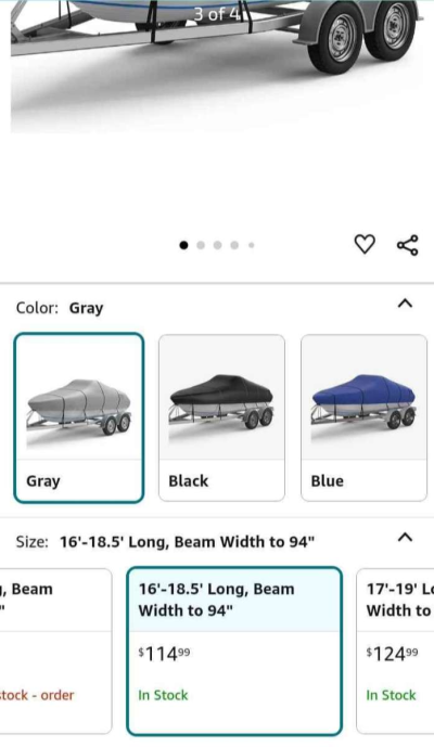 Brand New Boat Cover - Thumbnail 2