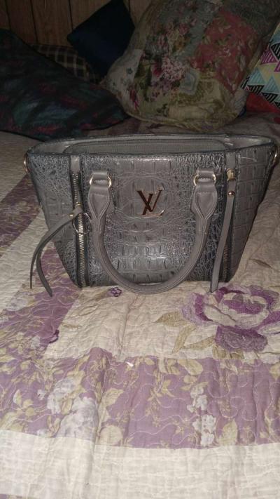 Louis Vuitton grey handbag with crocodile pattern - Waxahachie, Texas