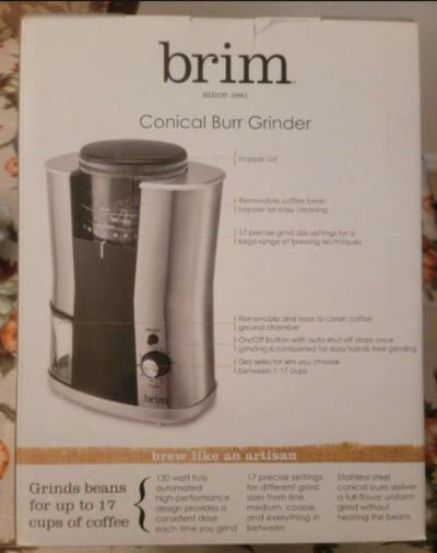 Brim Conical Burr Grinder  Coffee - Thumbnail 2