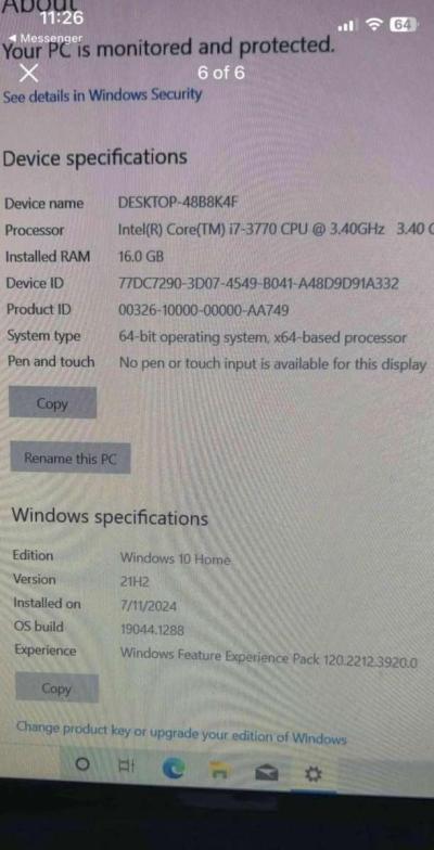 Gaming PC Intel 173770 GTX 970 240GB SSD storage 16GBRAM WiF - Thumbnail 6