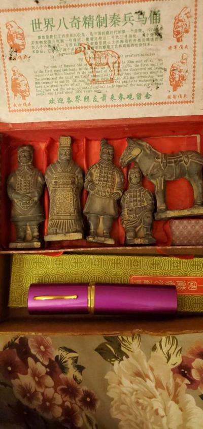 Emperor Qin Shi Huang Soldier Figurine Set Vintage