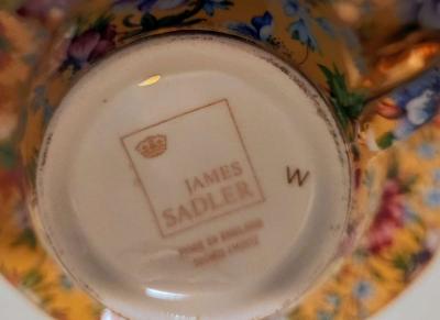 James SadlerBone China TeaCupSaucer - Thumbnail 3