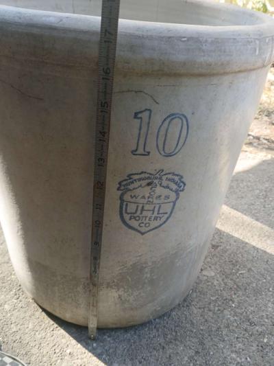 UHL Pottery Co Acorn Wares 10 Gallon Stonewa - Thumbnail 1