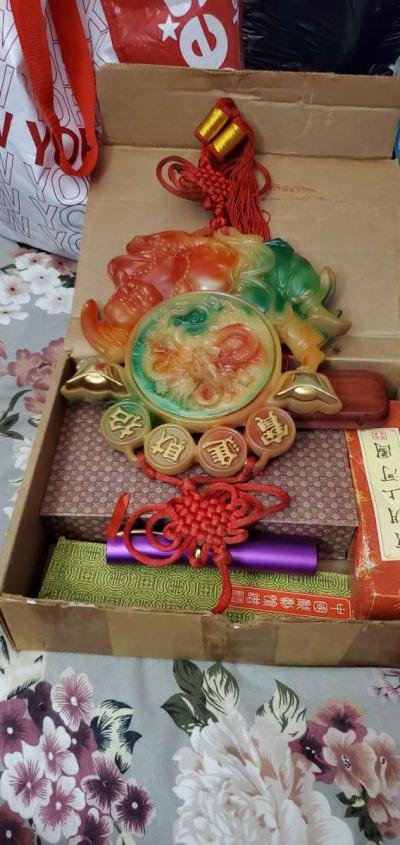 Antiques Collectibles Giok Kwan Kong dan Kwan Ping keberuntung - Thumbnail 2