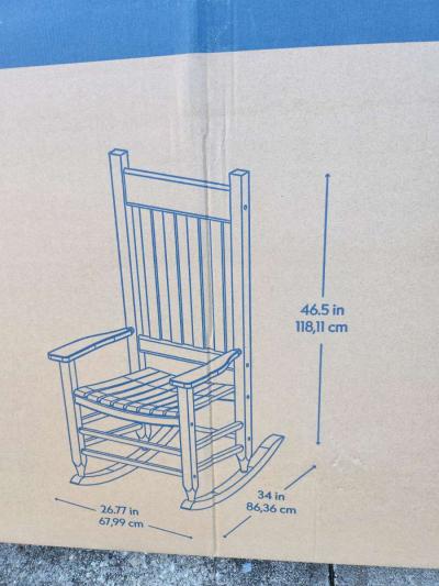 Style Selections Porch Rocker - Thumbnail 2