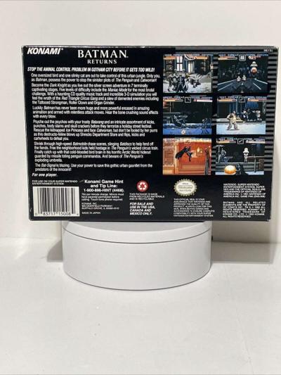 Batman Returns Snes Super Nintendo Complete In Box W Inserts - Thumbnail 6