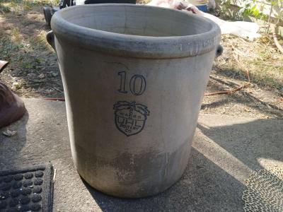 UHL Pottery Co Acorn Wares 10 Gallon Stonewa - Thumbnail 2