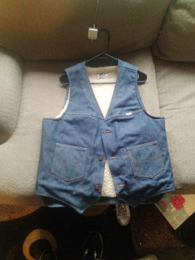 vintage wrangler vest one of a kind never worm set in closet - Joaquin, Texas