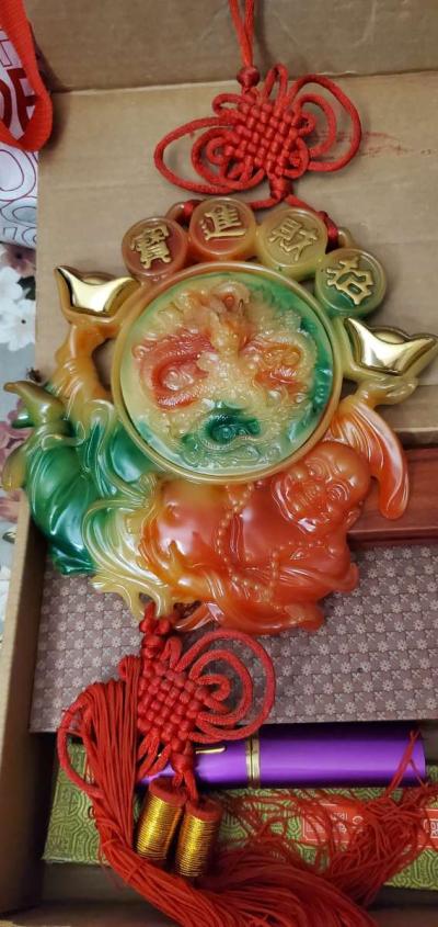 Antiques Collectibles Giok Kwan Kong dan Kwan Ping keberuntung - Thumbnail 5