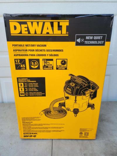 Dewalt Stealthsonic Quiet Wet Dry Shop Vacuum - Thumbnail 5
