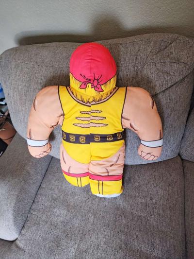 1990 WWF Hulk Hogan Wrestling Buddy By Tonka - Thumbnail 2