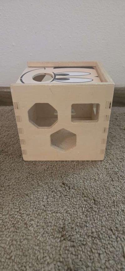 Disney Baby Mickey Mouse Wooden Shape Sorting Cube - Thumbnail 5