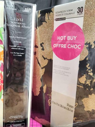 Lot of 3 New 12 x 12 Postbound and Expandable Scrapbooks - Thumbnail 2