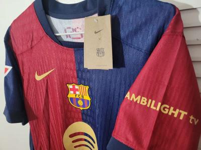 FCB Jersey Soccer Player Version Size L XL 2XL Lewandowski - Thumbnail 3