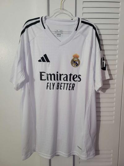 Real Madrid Jersey Soccer 2025 Fan Version Size XL Mbappe - Thumbnail 2