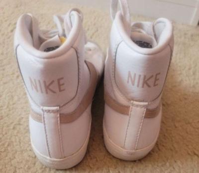 Nike Blazer Mid womens  shoes white and pink - Thumbnail 3